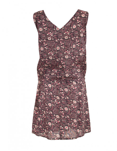 Indian Printed Sleeveless Viscose Dress