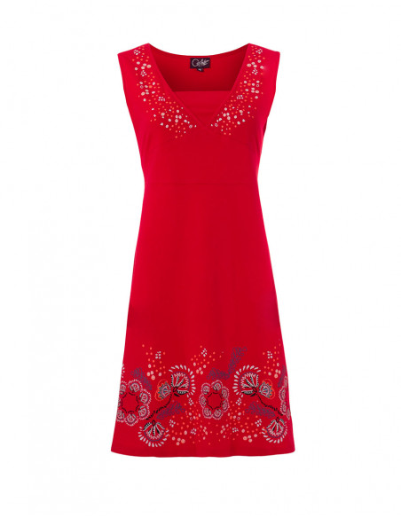 Knit Dress 95% Cotton 5% Elastane Without