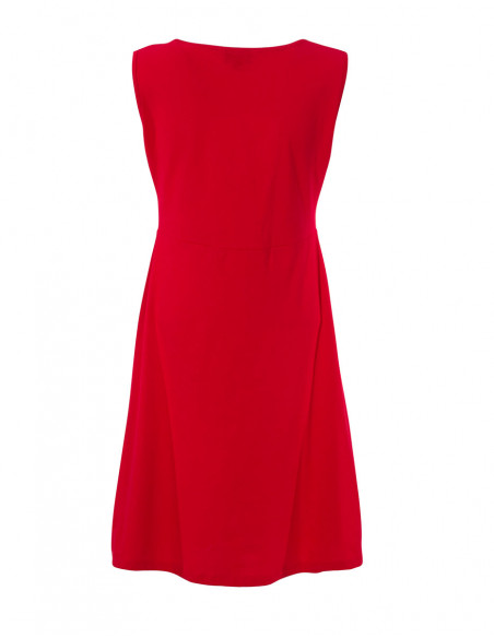 Knit Dress 95% Cotton 5% Elastane Without