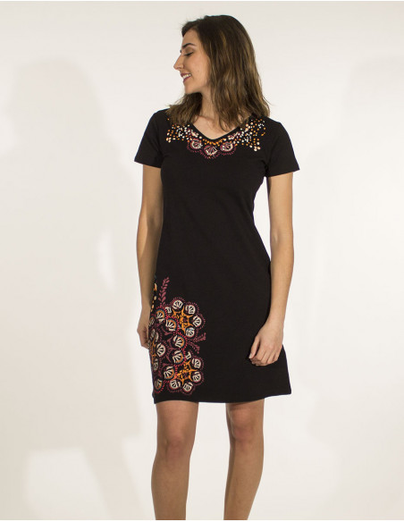 Knitted Dress 95% Cotton 5% Elastane Manc