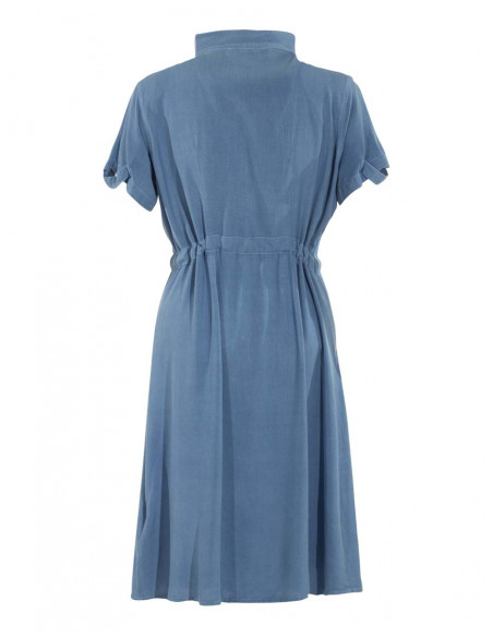 Robe Viscose Sw Avec Poches Manches Cour