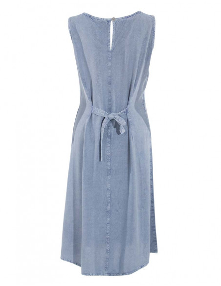 Robe Viscose Sw Brodee Sans Manches