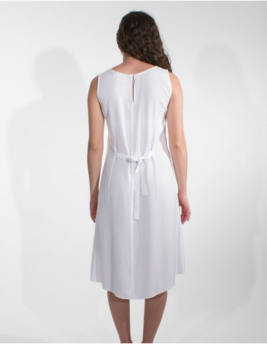 Robe Viscose Sw Brodee Sans Manches