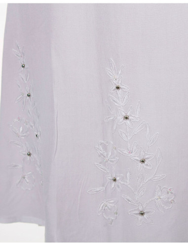 Robe Viscose Sw Brodee Sans Manches