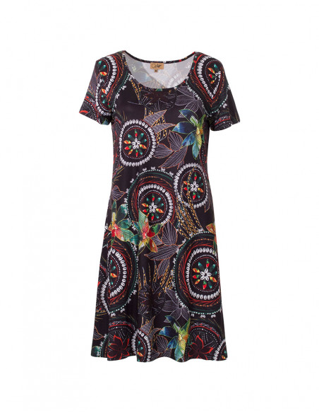 Knit Dress 95% Polyester 5% Elastane