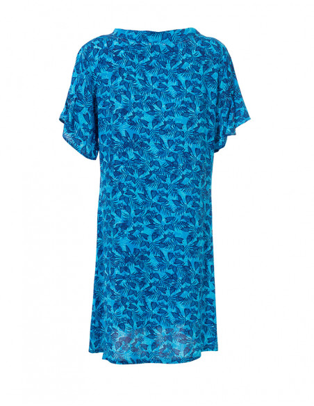 Viscose Short Sleeve Dress Can Print