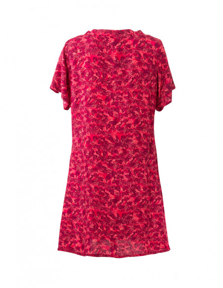 Viscose Short Sleeve Dress Can Print