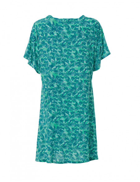 Viscose Short Sleeve Dress Can Print