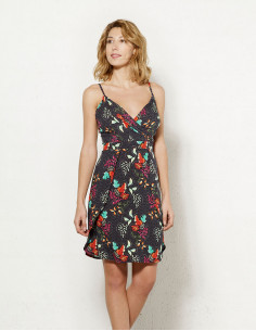 Viscose Dress with Straps...