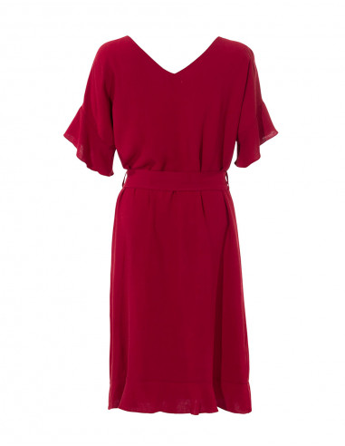 Robe 88% Viscose 12 % Lin Manches Courte