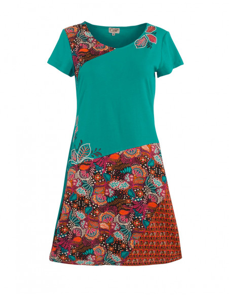 Robe Maille 97% Coton 3 Elasthanne Manch