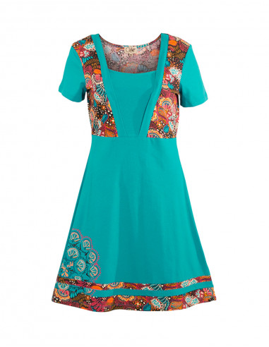 Robe Maille 97% Coton 3 Elasthanne Manch