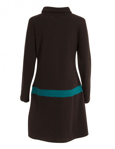 Robe Maille 97% Coton 3% Elasthanne Imprimée