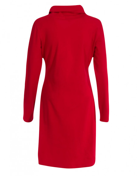 Robe Maille 97% Coton 3% Elasthanne Imprimée