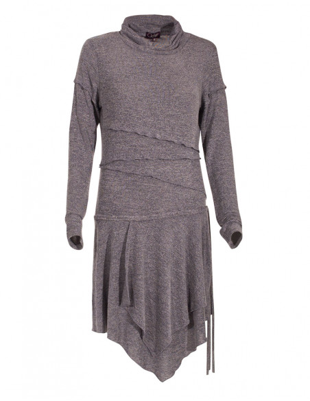 Knitted 60% rayon 35% polyester 5% elastane dress