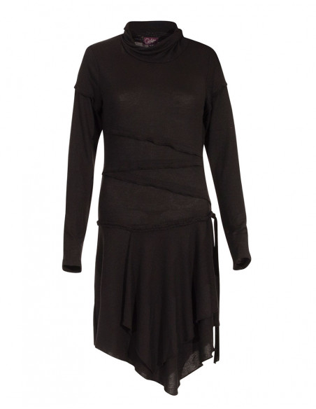 Knitted 60% rayon 35% polyester 5% elastane dress