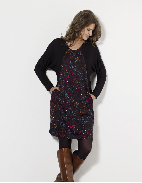 Robe Maille 74%Viscose 21%Polyester 5%Elasthanne