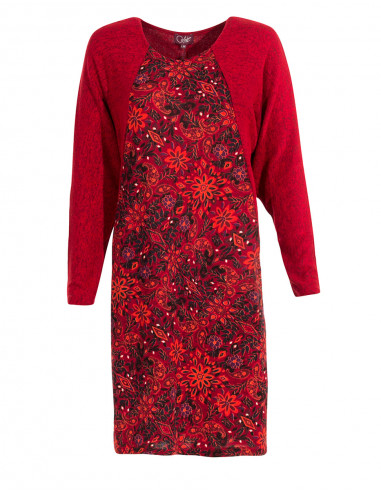 Robe Maille 74%Viscose 21%Polyester 5%Elasthanne