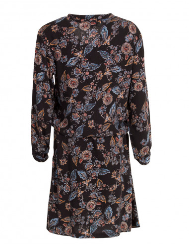 Robe Crepe De Viscose Manches Longues