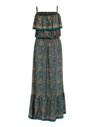 Robe Longue Polyester Bretelles Sari