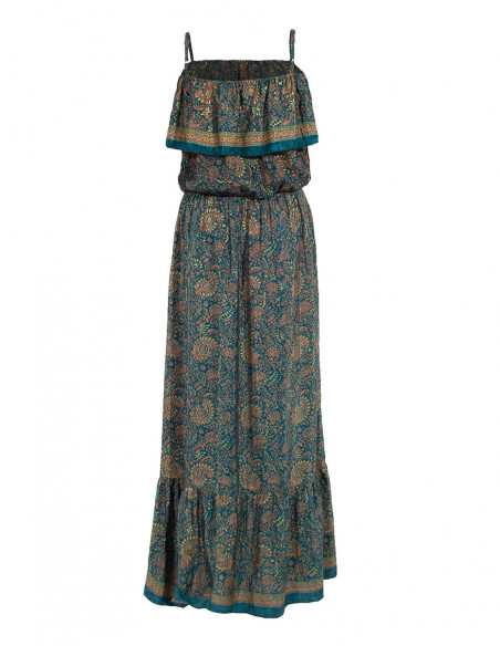 Robe Longue Polyester Bretelles Sari