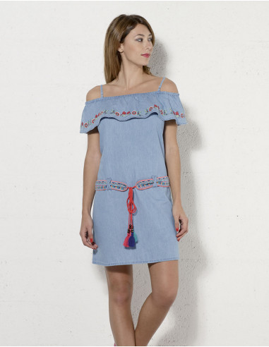 Denim 100% cotton dress