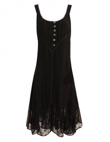 Robe Viscose Sw Sans Manches