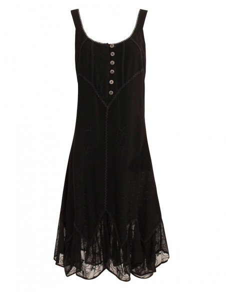 Robe Viscose Sw Sans Manches