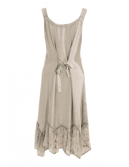 Robe Viscose Sw Sans Manches