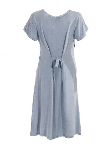 Robe Viscose Sw Manches Courtes