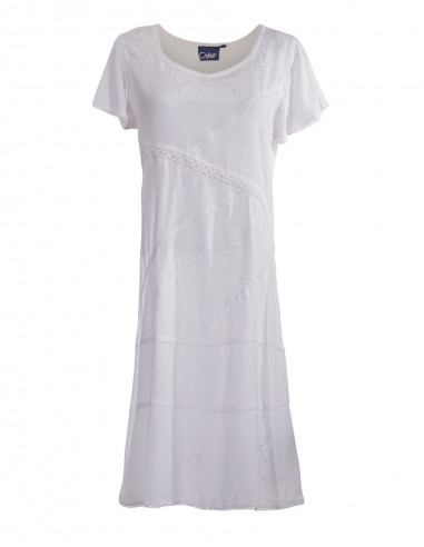 Robe Viscose Sw Manches Courtes