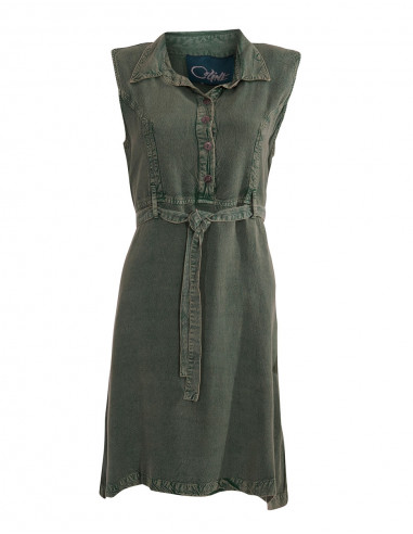 Robe Viscose Sw Sans Manches