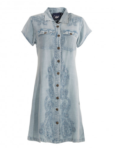 Robe Viscose Sw Manches Courtes