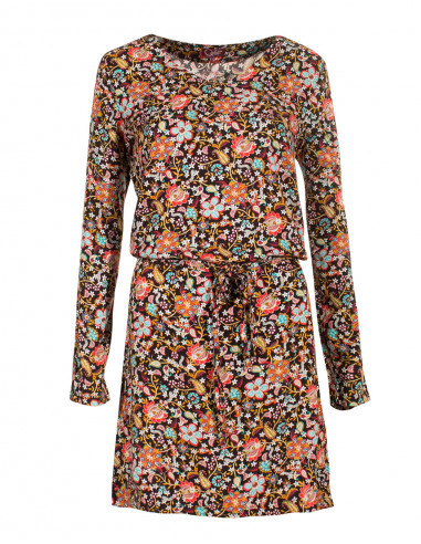 Robe Viscose Twill Imprime Printemps