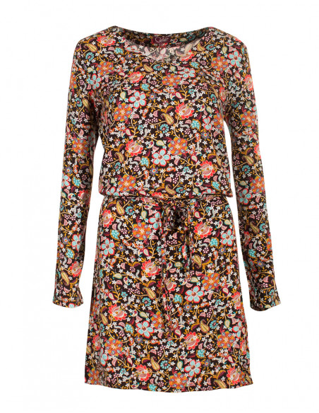 Robe Viscose Twill Imprime Printemps