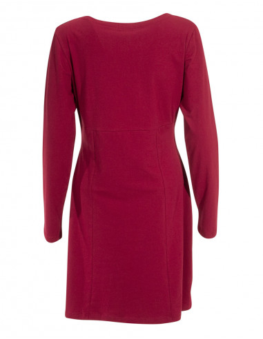 Knitted 97% cotton 3% elastane dress