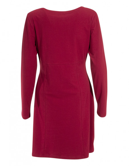 Knitted 97% cotton 3% elastane dress