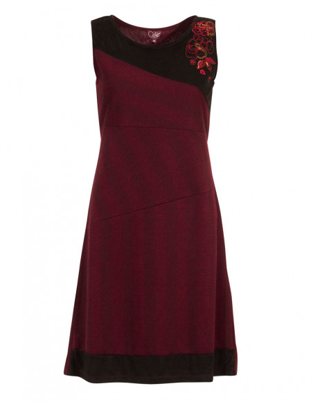 Knitted 63% polyester 32% rayon 5% elastane dress