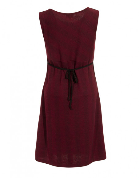 Knitted 63% polyester 32% rayon 5% elastane dress