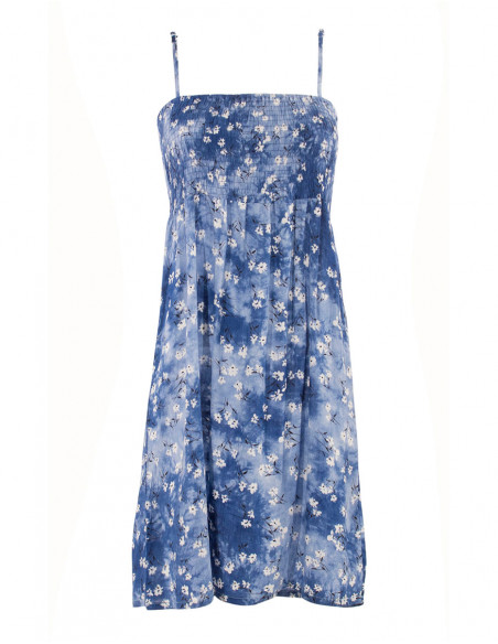 Robe Viscose Bustier Elastique T/D Fleur