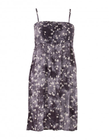 Robe Viscose Bustier Elastique T/D Fleur