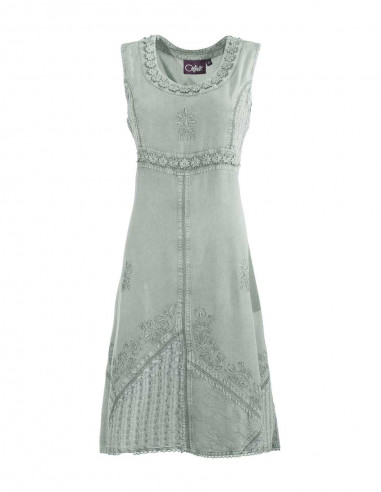 Robe Viscose Sw Avec Broderies