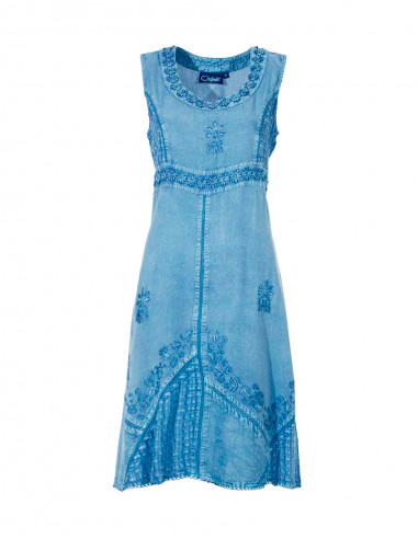 Robe Viscose Sw Avec Broderies