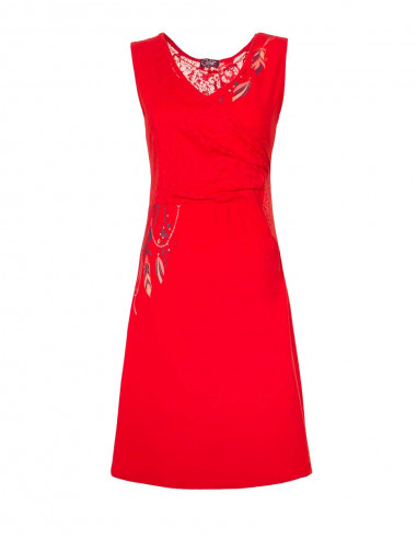 Knitted 97% cotton 3% elasthane dress