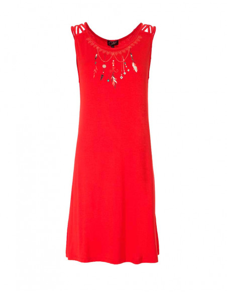 Knitted 95% rayon 5% elastane dress