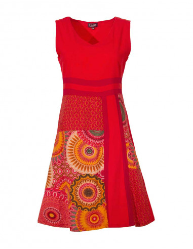 Dress with kenyan print