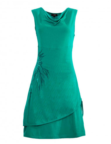 Knitted 97% cotton 3% elastane dress