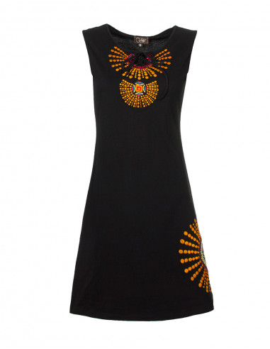 Knitted cotton dress