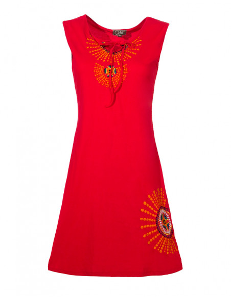 Knitted cotton dress