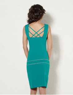 Robe Maille 97% Coton 3% Elasthanne Bret 2